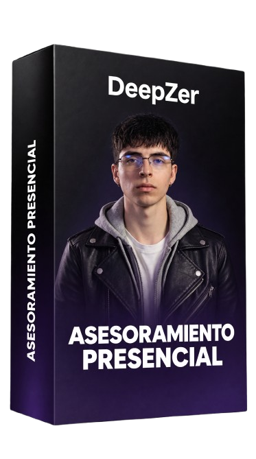 Caja de DeepZer con la imagen de un asesor y el texto Asesoramiento presencial