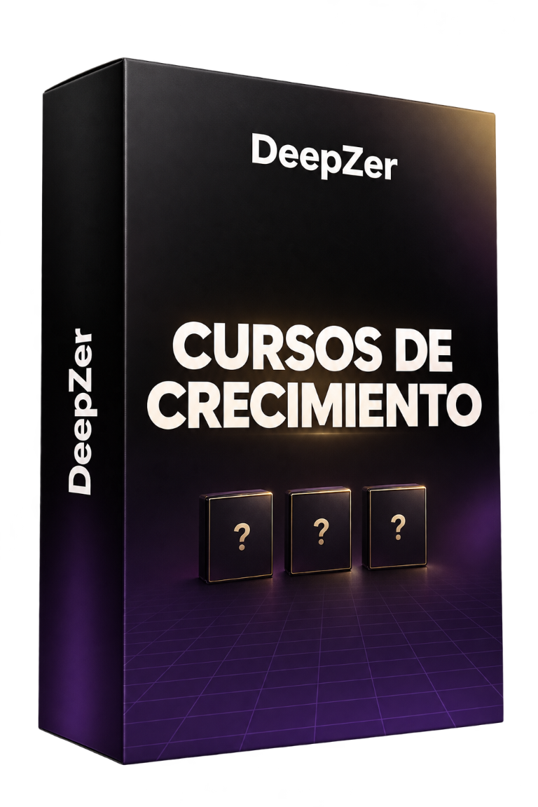 Caja 3D de DeepZer con cursos de crecimiento y aprendizaje